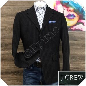 VINTAGE J CREW Mens‎ Blazer Sport Coat Casual Jacket Size L ( 44R ) Wool Suit